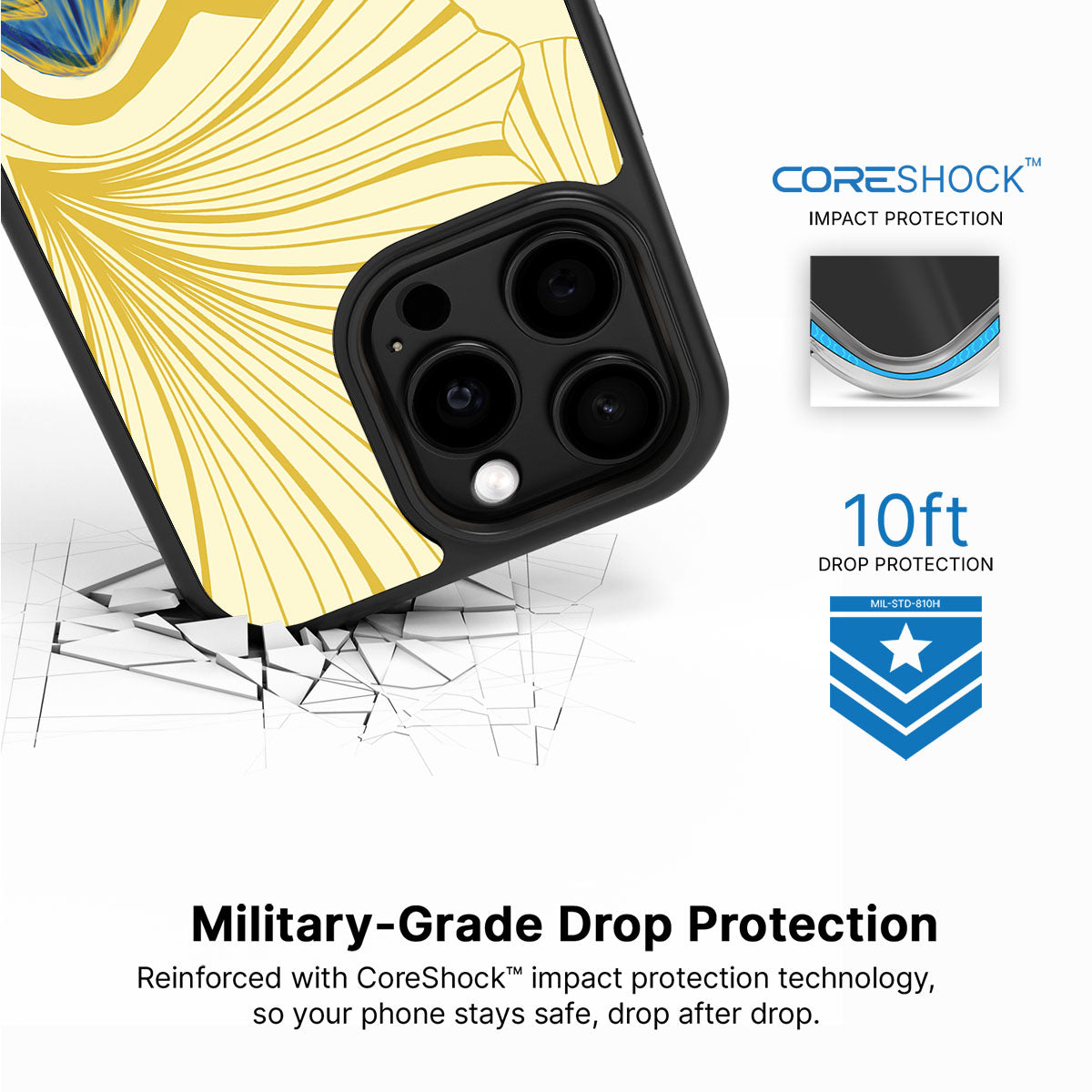 Blue Lotus - iPhone 15 Pro Max Case #case type_core (magsafe), #case type_core (non magsafe)