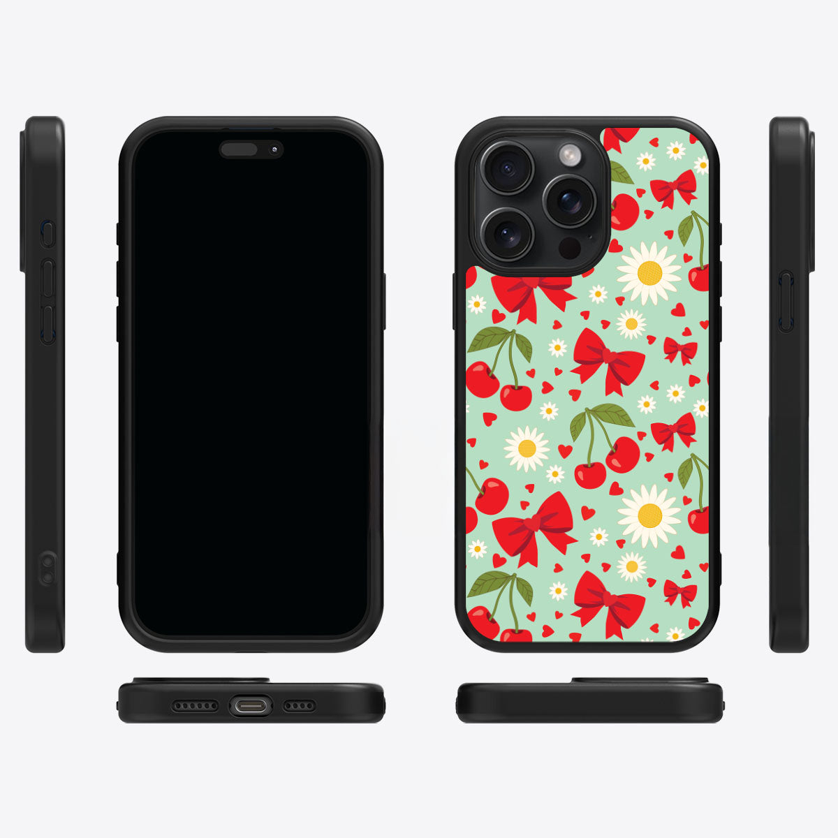 Blushing Bows - iPhone 15 Pro Max Case #case type_core (magsafe), #case type_core (non magsafe)