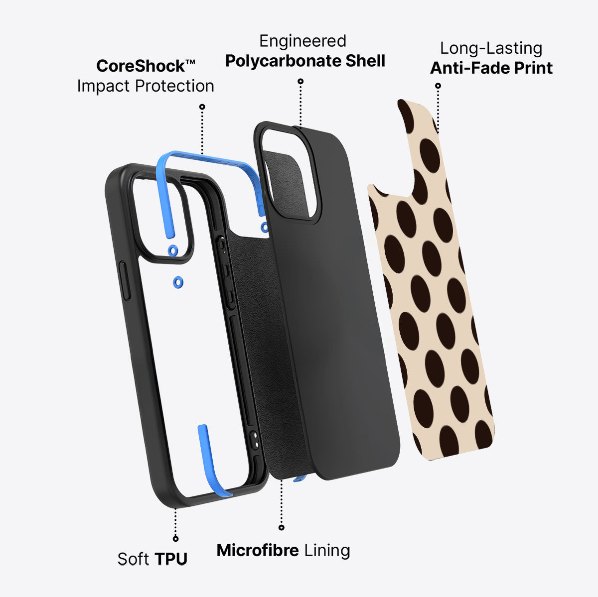 Desert Beetles - iPhone 15 Pro Max Case #case type_core (non magsafe)