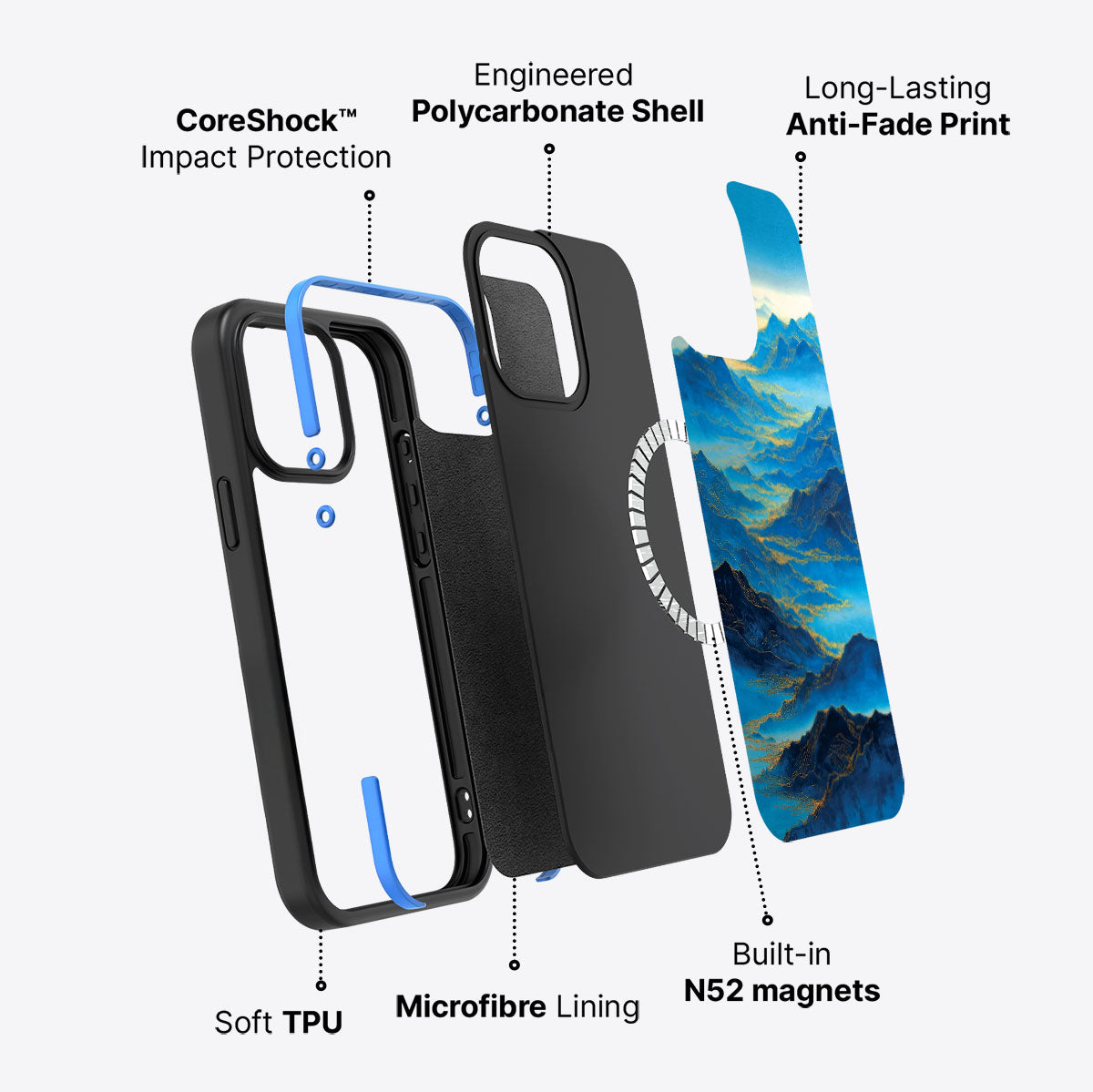 Ethereal Dawn - iPhone 15 Pro Max Case #case type_core (magsafe)