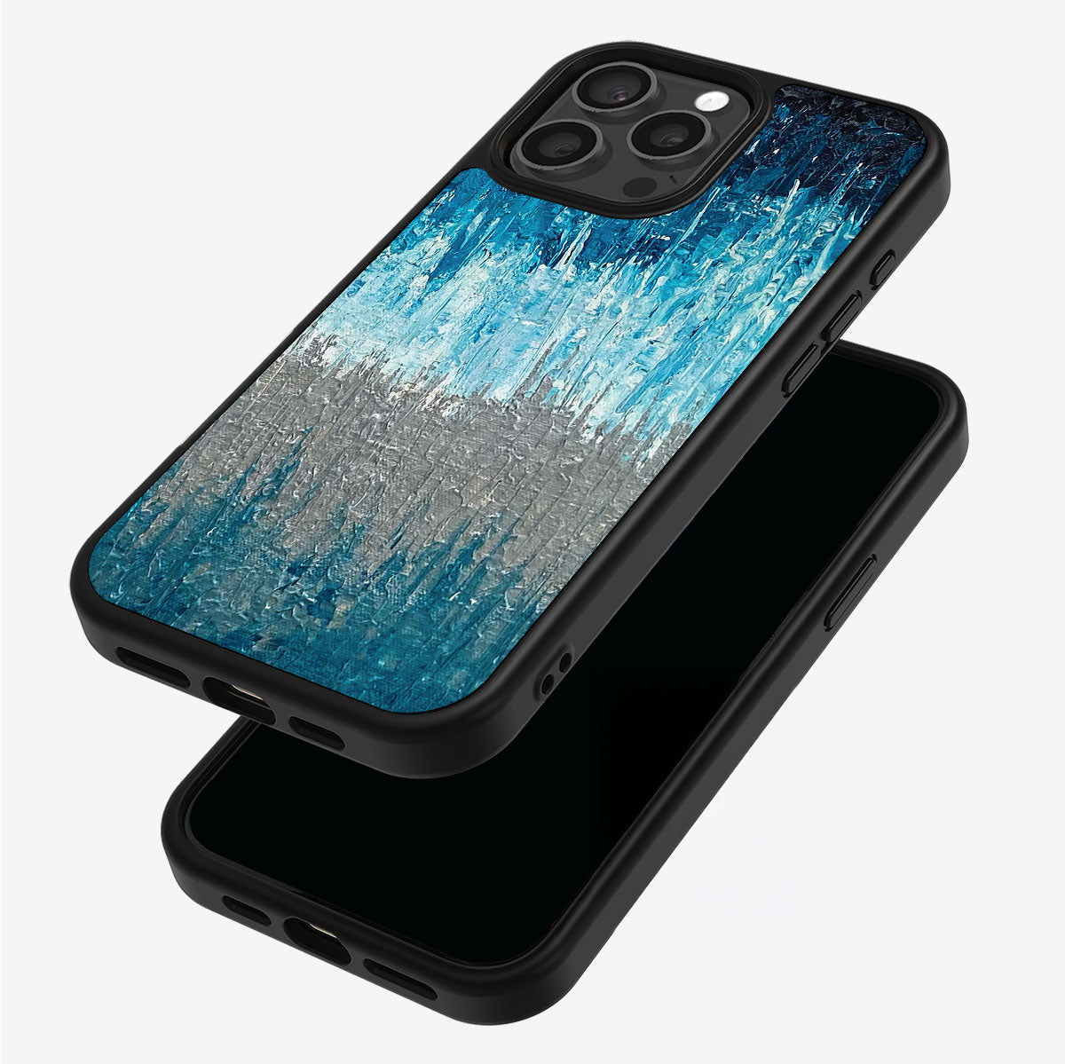 Impasto Tides - iPhone 15 Pro Max Case #case type_core (magsafe), #case type_core (non magsafe)
