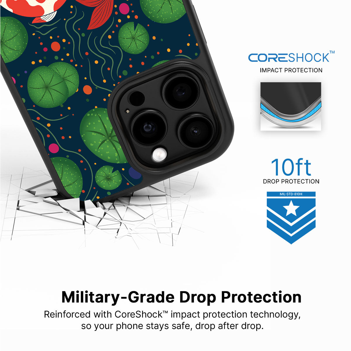 Koi Fish - iPhone 15 Pro Max Case, #case type_core (magsafe), #case type_core (non magsafe)