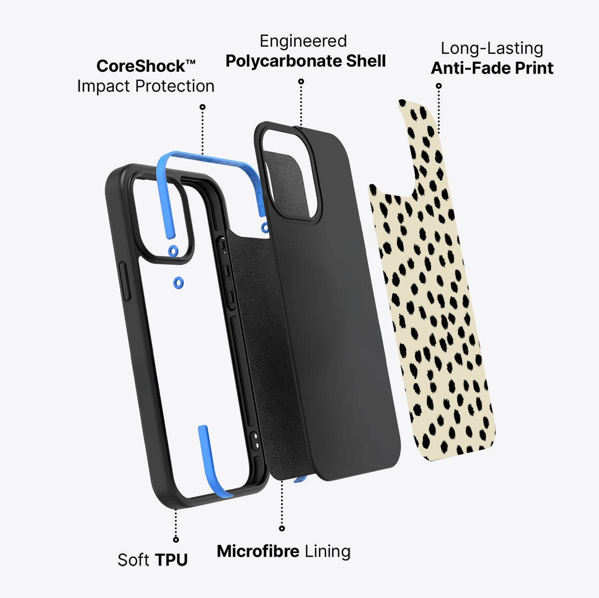 Luxe Beige - iPhone 15 Pro Max Case #case type_core (non magsafe)