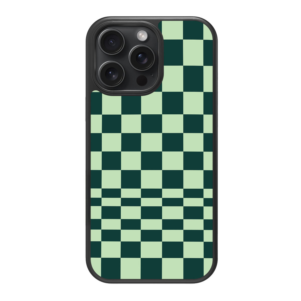 Mint Matrix design back view – iPhone 15 Pro Max case