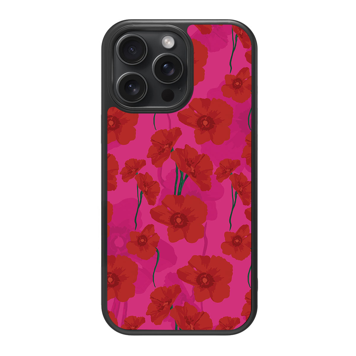 Pink Poppies - iPhone 15 Pro Max Case #case type_core (magsafe), #case type_core (non magsafe)