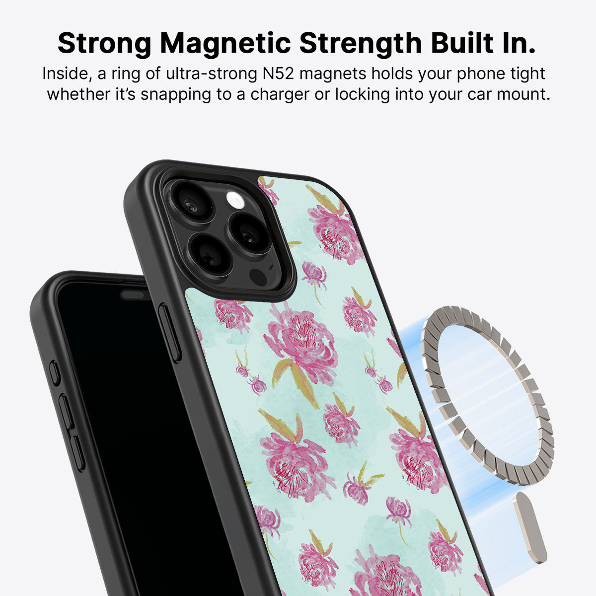 Rose Impressions - iPhone 15 Pro Max Case #case type_core (magsafe)