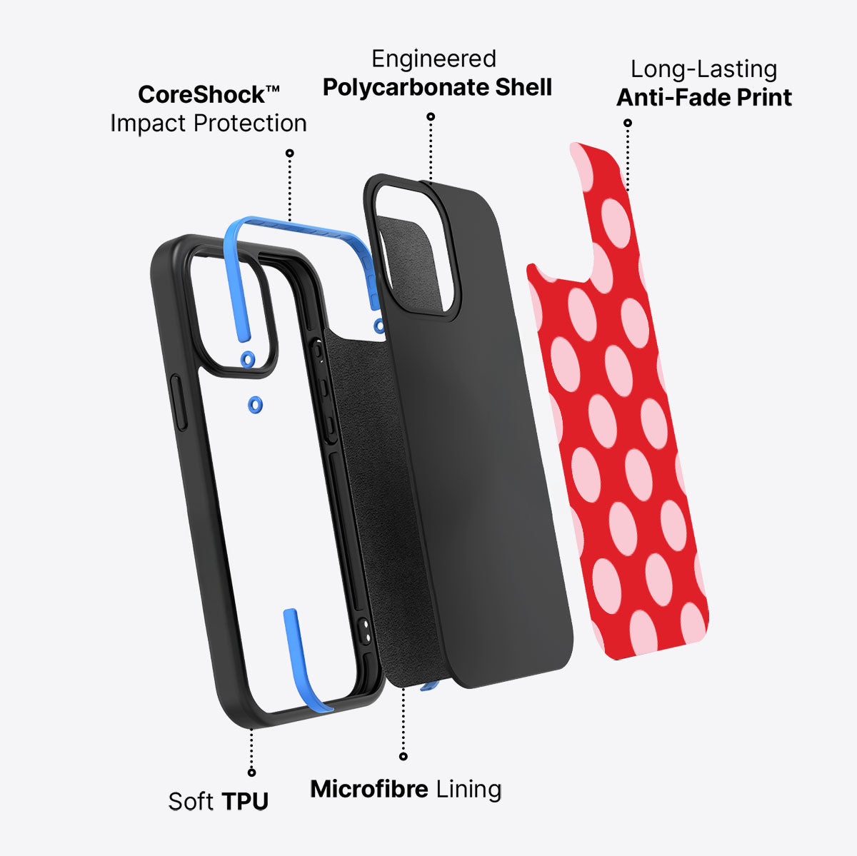 Rouge Blush - iPhone 15 Pro Max Case #case type_core (non magsafe)