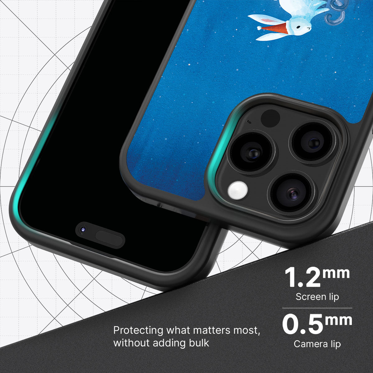 Santa Bunny - iPhone 15 Pro Max Case #case type_core (magsafe), #case type_core (non magsafe)