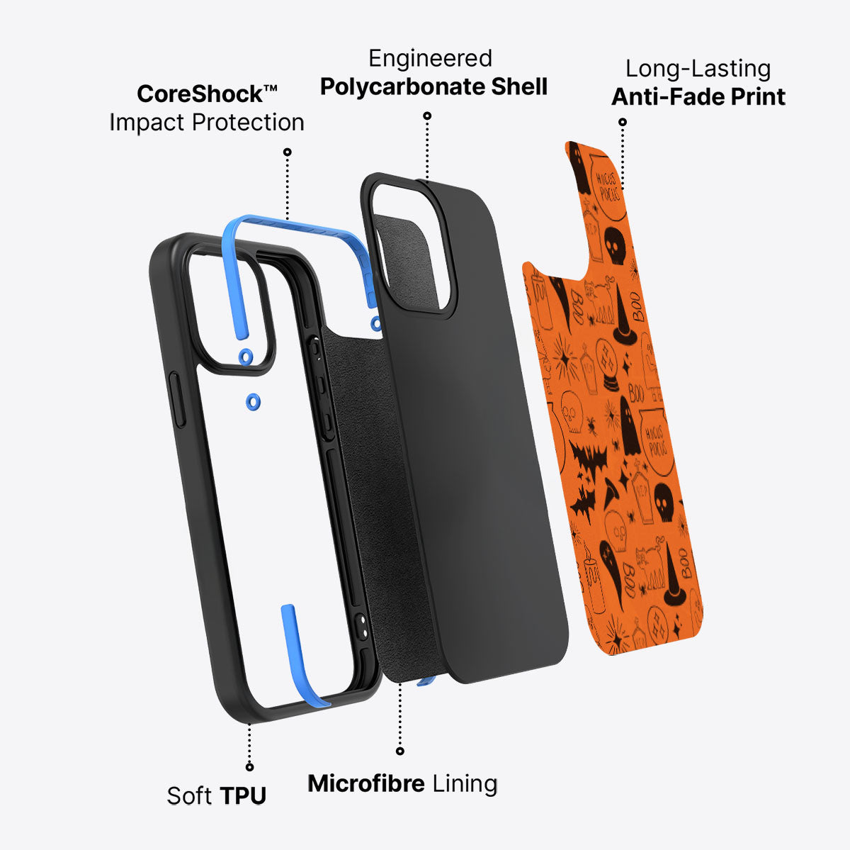 Spooky Nights - iPhone 15 Pro Max Case, #case type_core (non magsafe)