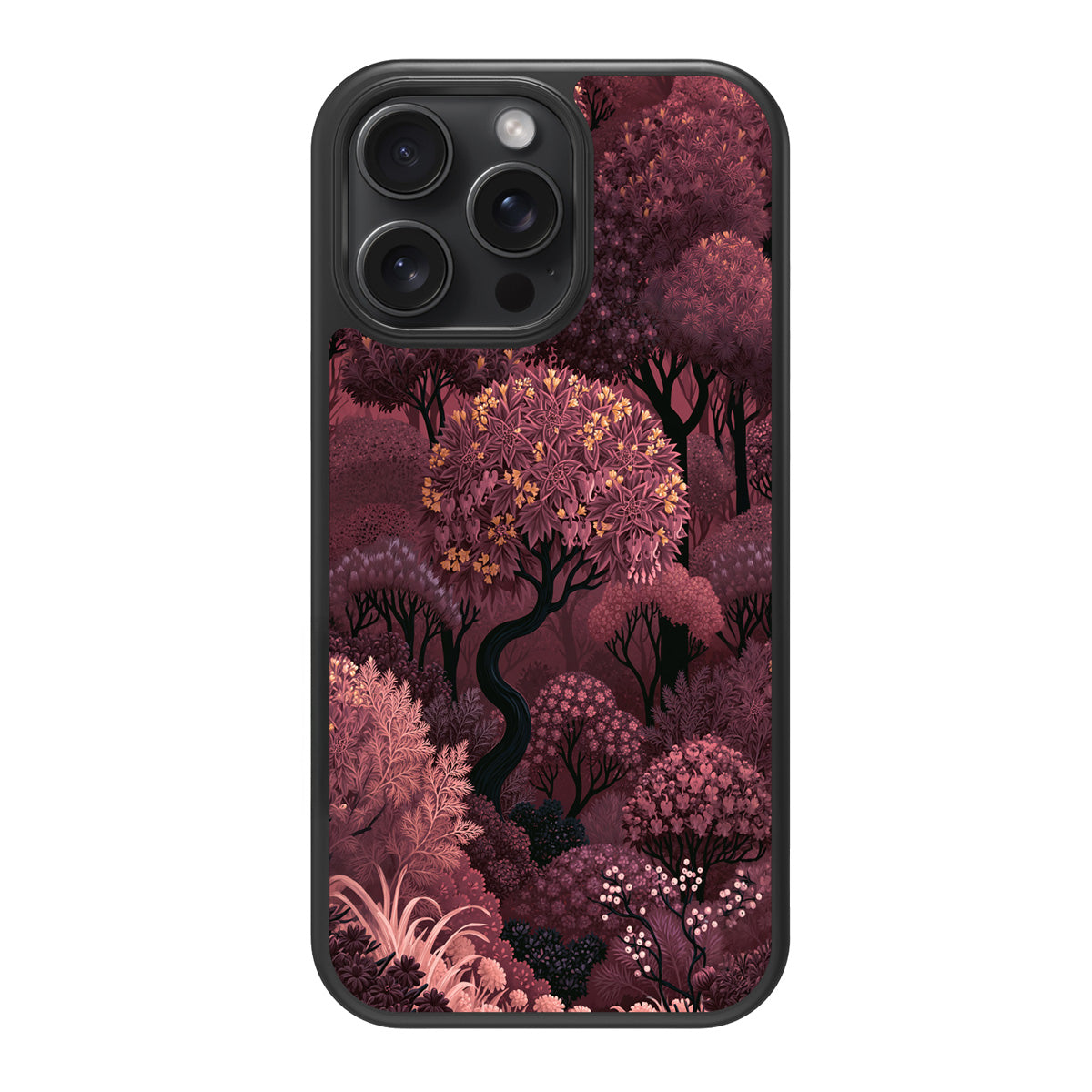 Velvet Reverie design back view – iPhone 15 Pro Max case