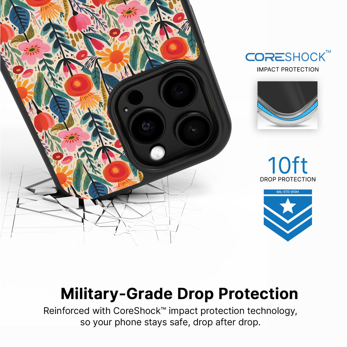 Wild Blossoms - iPhone 15 Pro Max Case #case type_core (magsafe), #case type_core (non magsafe)