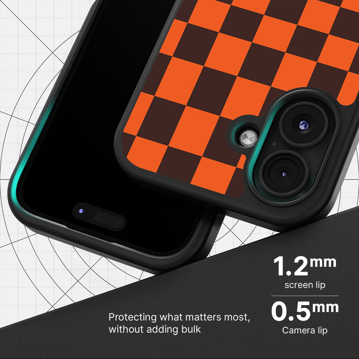 Amber Pop slim iPhone 16 phone case