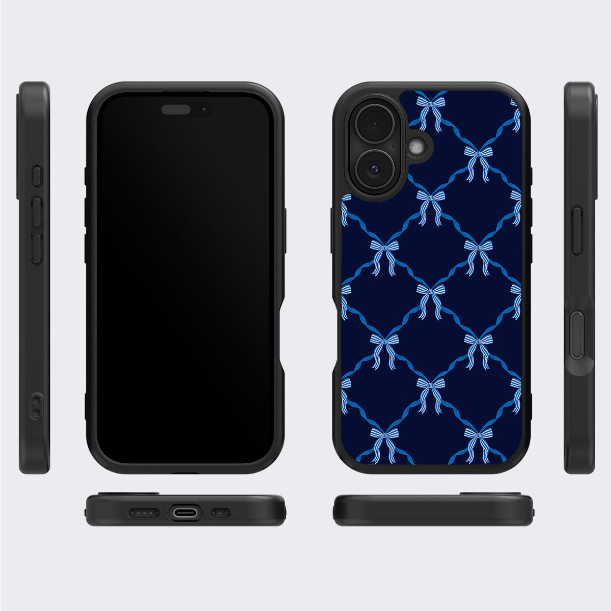 Azure Elegance - iPhone 16 Case