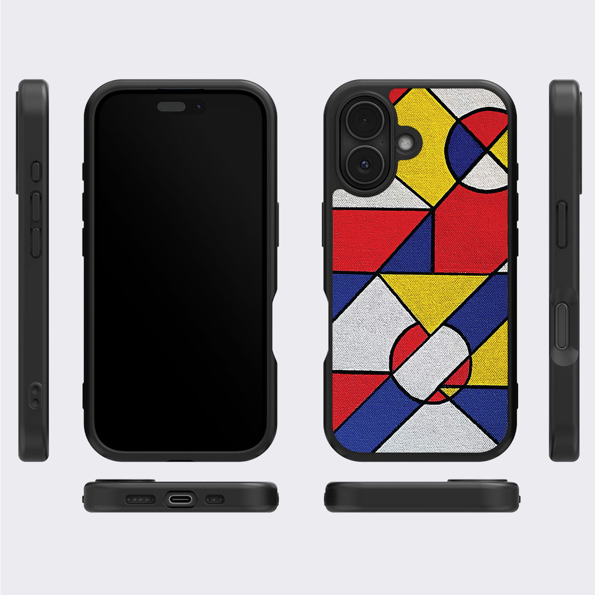 Bauhaus Proper - iPhone 16 Case #case type_core (magsafe), #case type_core (non magsafe)