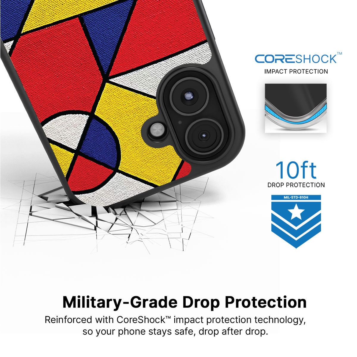 Bauhaus Proper - iPhone 16 Case #case type_core (magsafe), #case type_core (non magsafe)