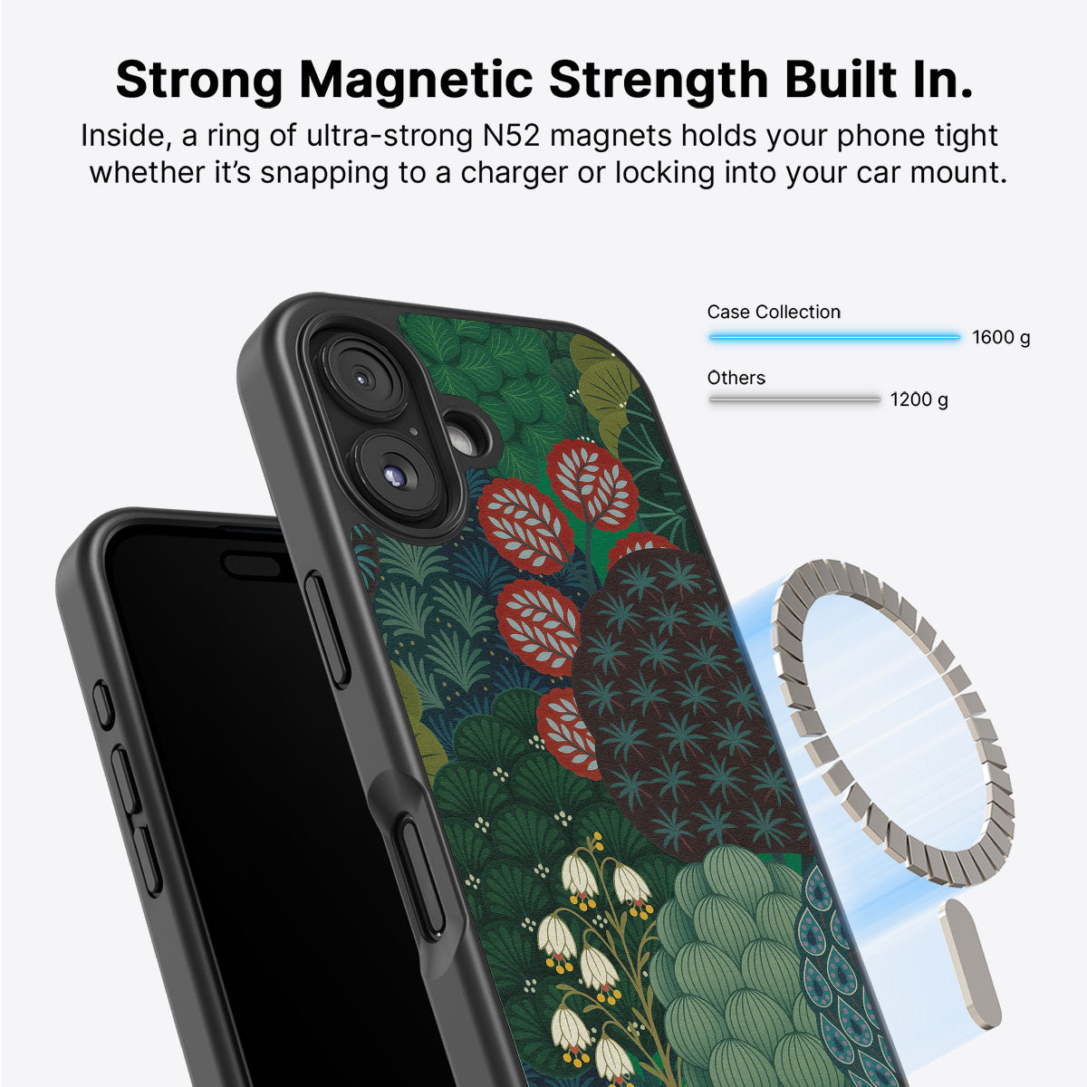 iPhone 16 MagSafe case – Flourishing Forests design