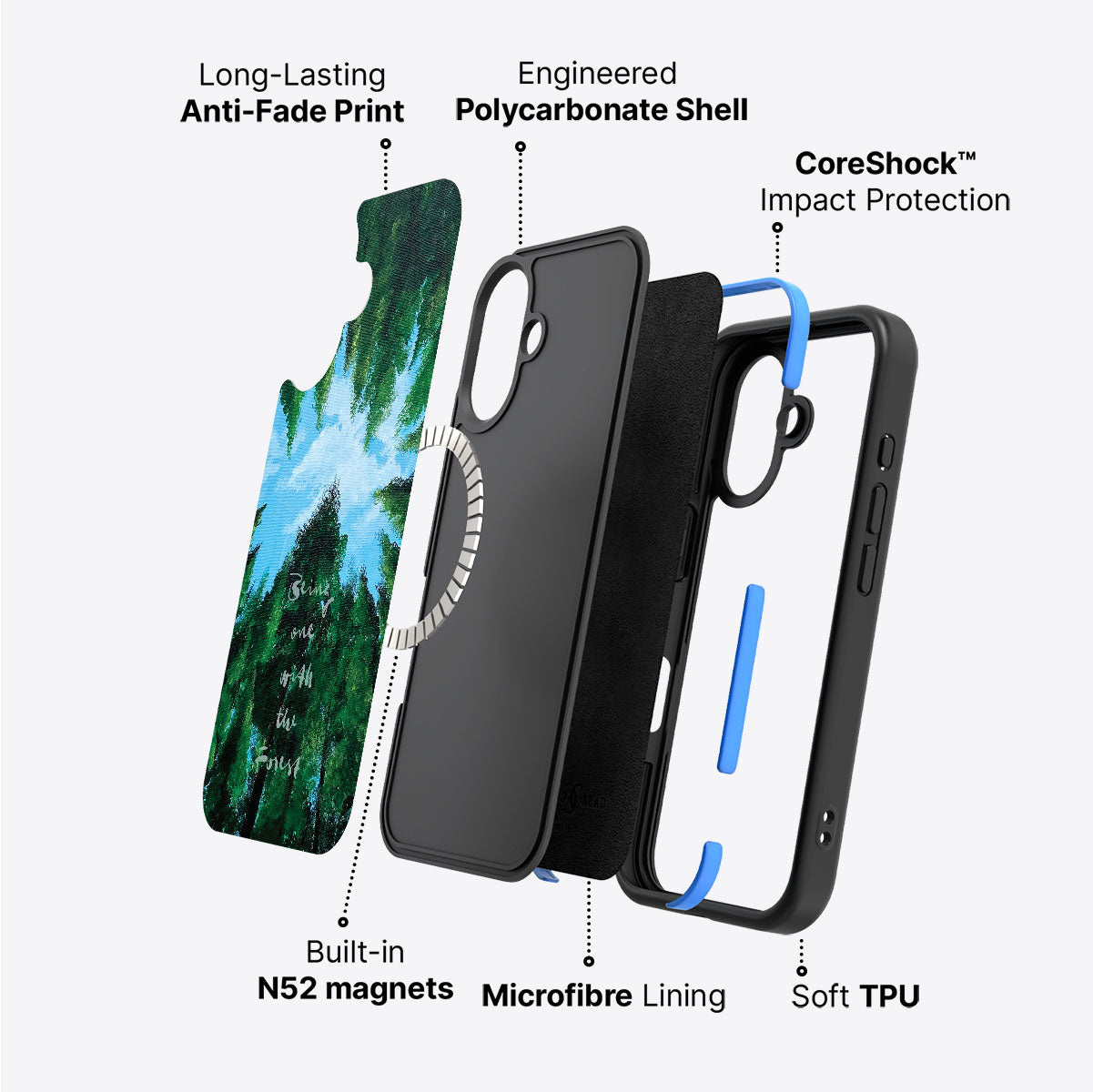 Forest Bathing - iPhone 16 Case #case type_core (magsafe)