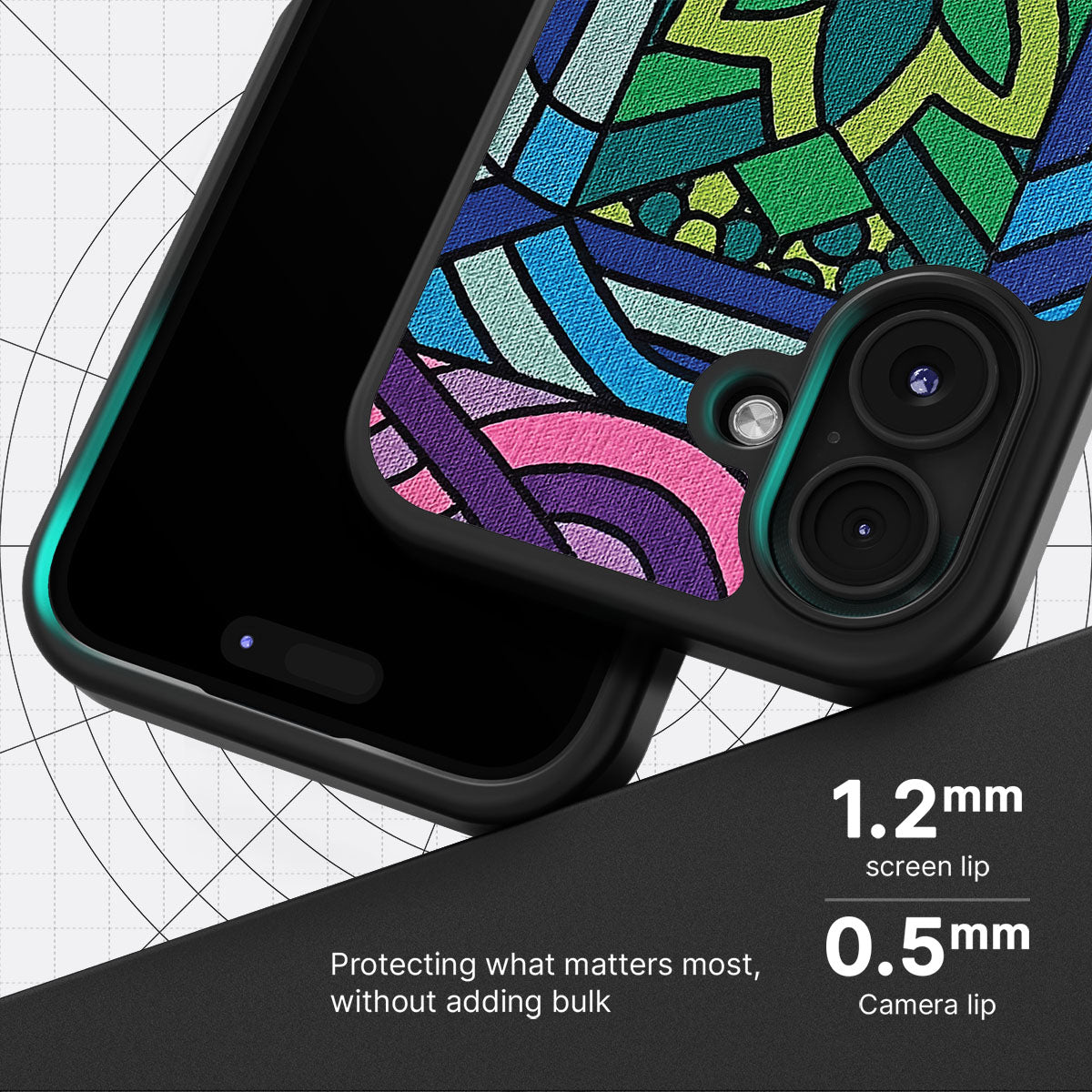 Green Flame - iPhone 16 Case #case type_core (magsafe), #case type_core (non magsafe)