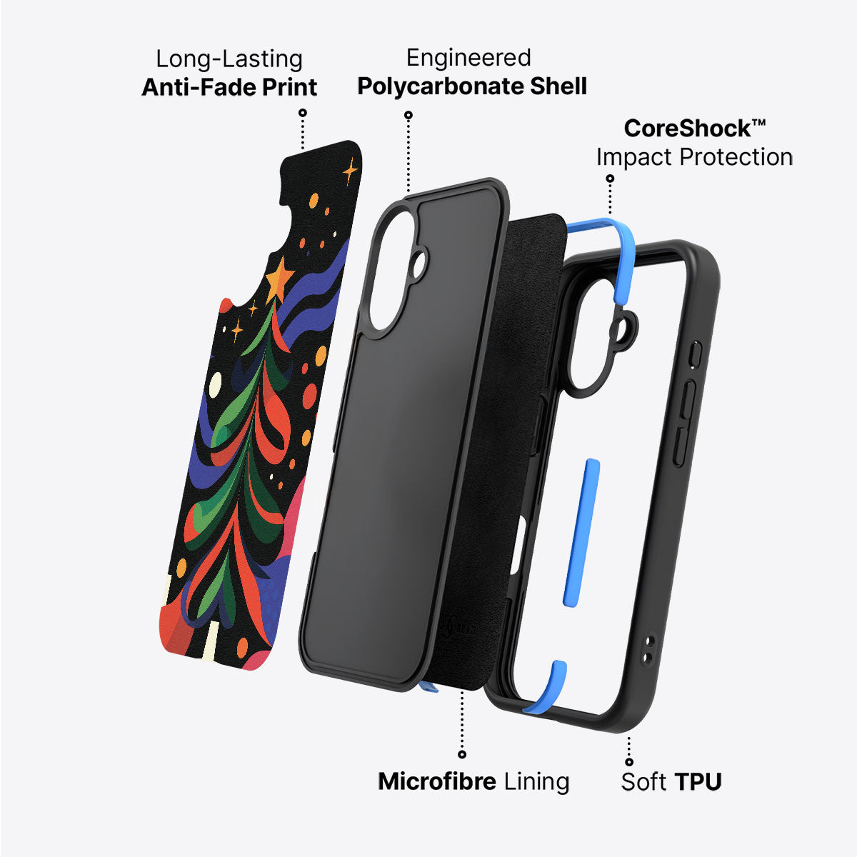 Jazz Jingles - iPhone 16 Case #case type_core (non magsafe)