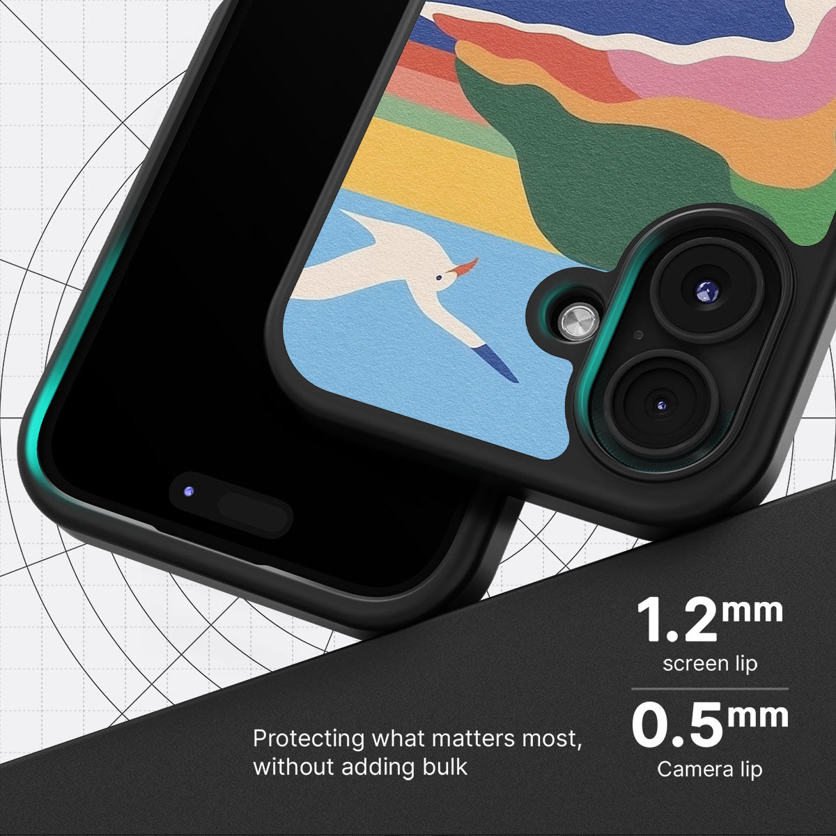 Joy Beach - iPhone 16 Case #case type_core (magsafe), #case type_core (non magsafe)