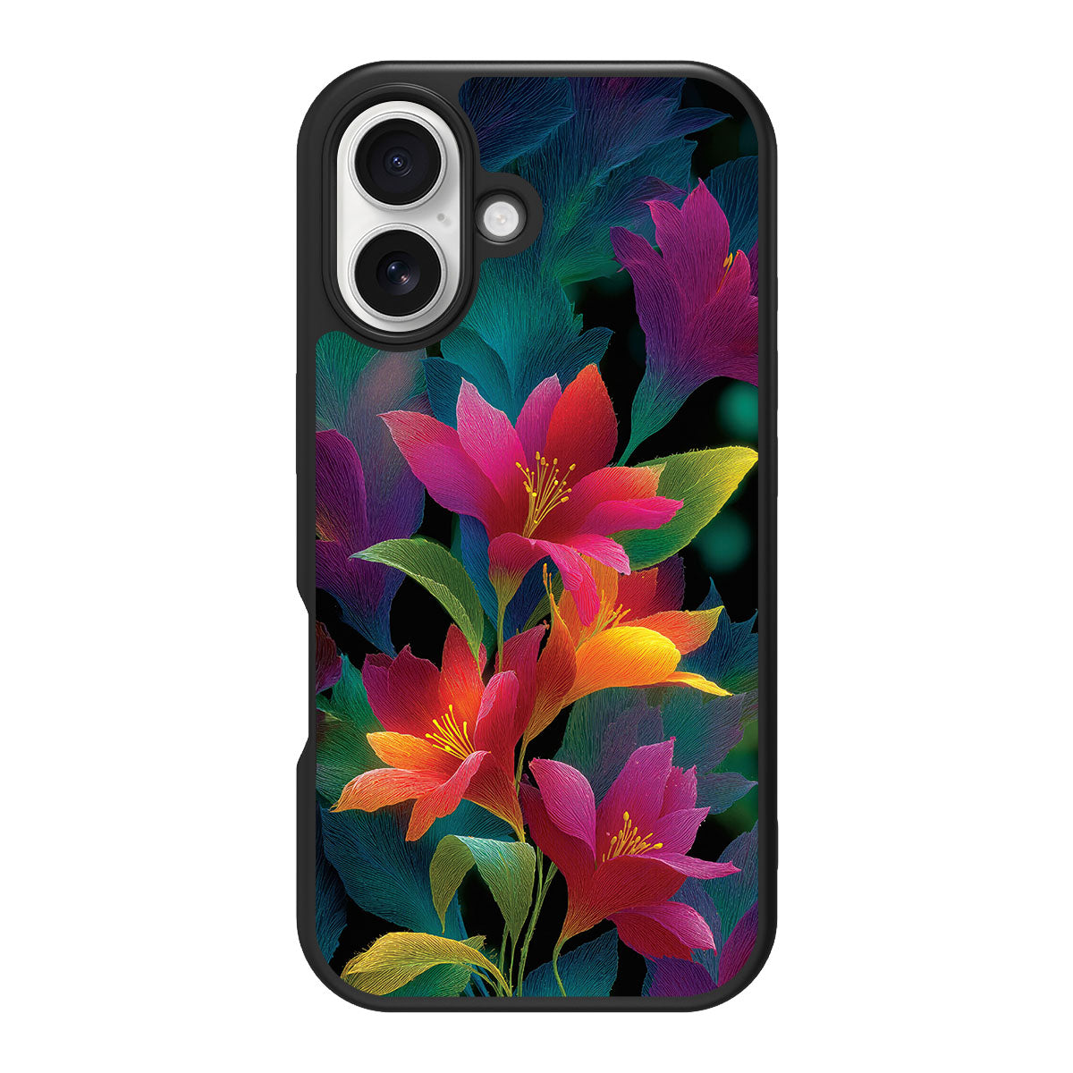 iPhone 16 Case with MagSafe – Jungle Bloom
