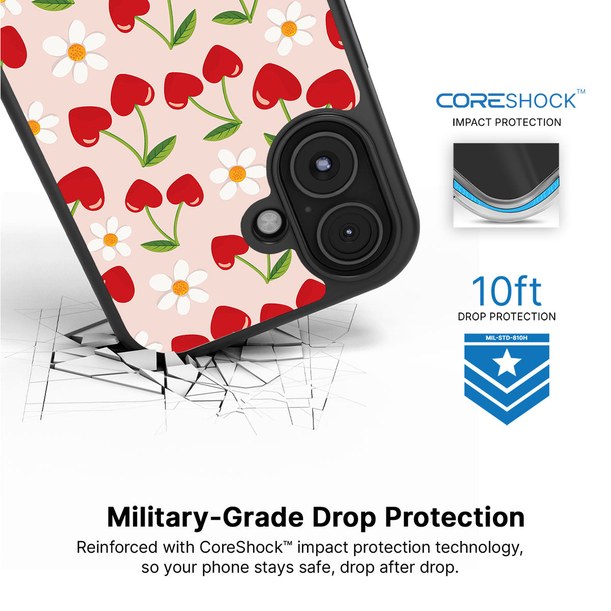 Love Cherry - iPhone 16 Case #case type_core (magsafe), #case type_core (non magsafe)