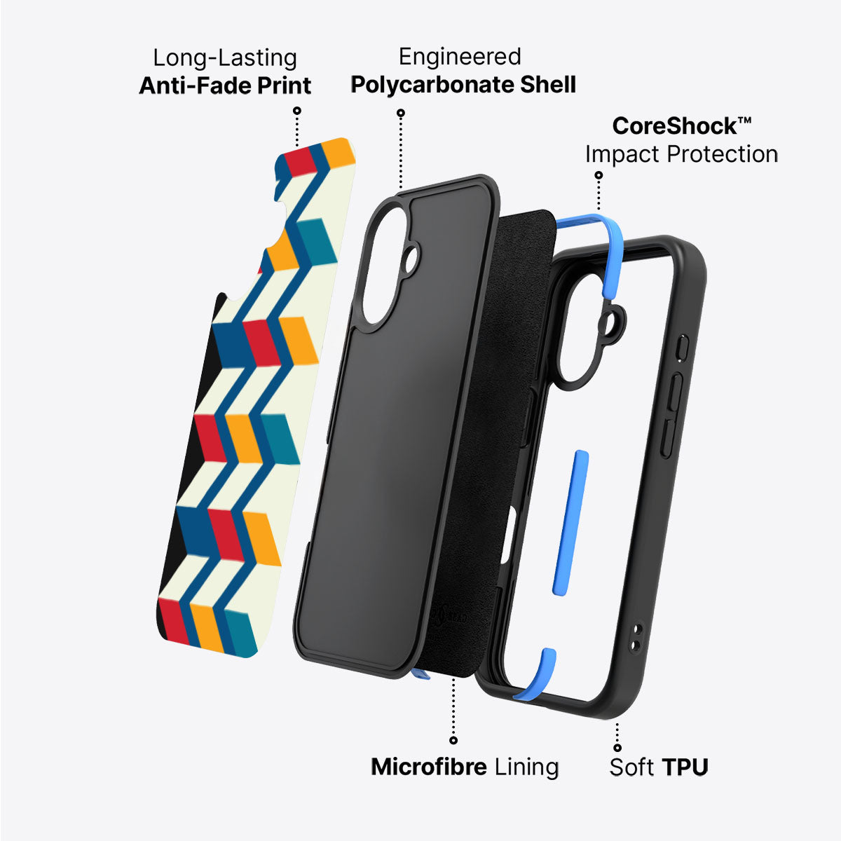 Morrocan Walk - iPhone 16 Case #case type_core (non magsafe)