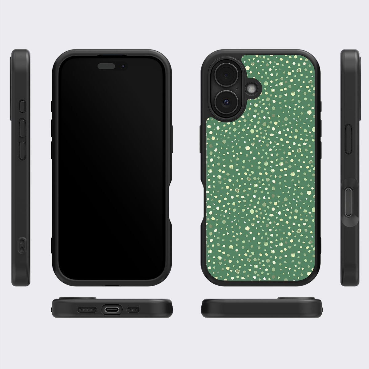 Moss Mosaic - iPhone 16 Case #case type_core (magsafe), #case type_core (non magsafe)