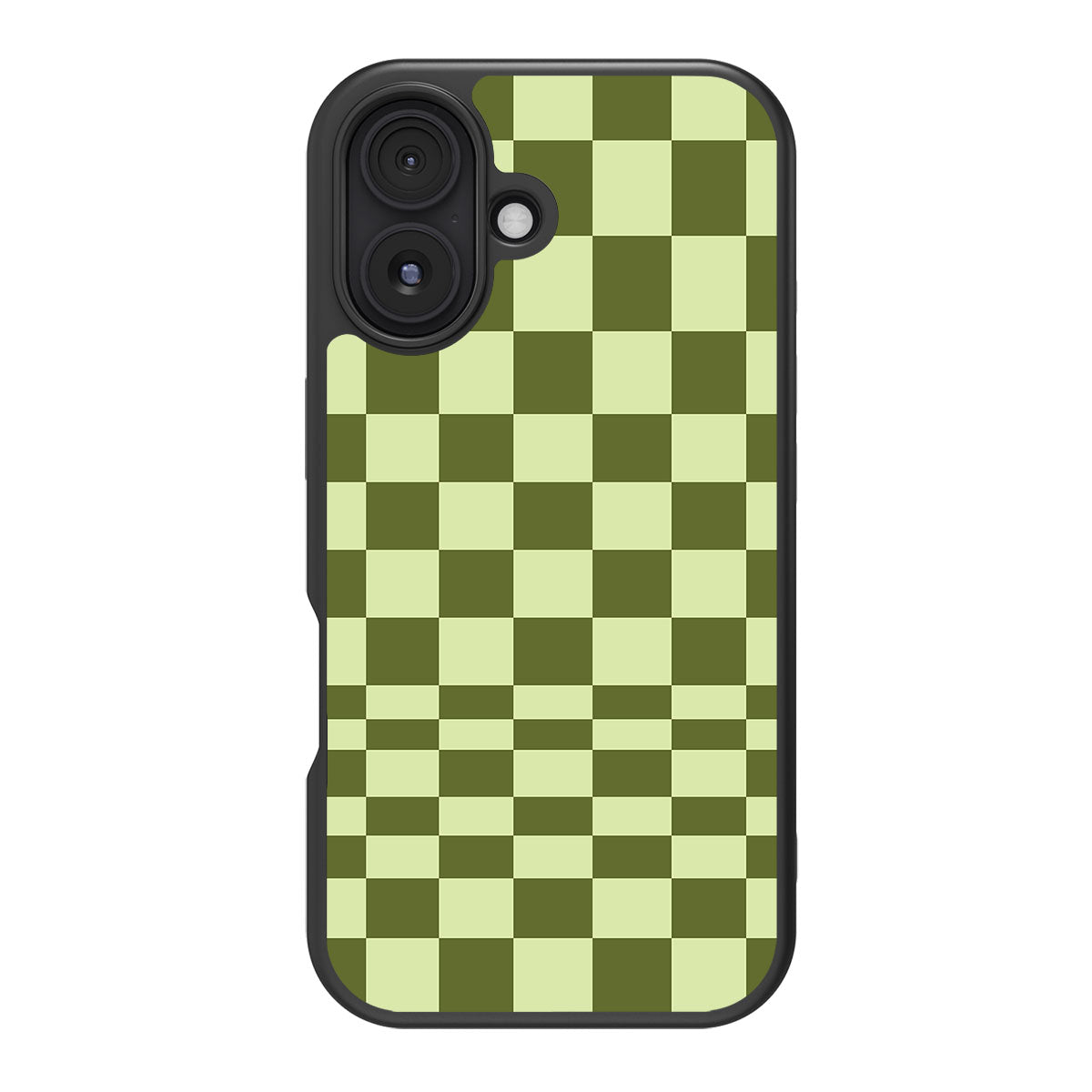 Olive Meadow design back view – iPhone 16 case