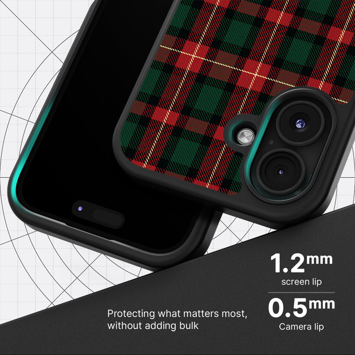 Royal Tartan - iPhone 16 Case #case type_core (magsafe), #case type_core (non magsafe)