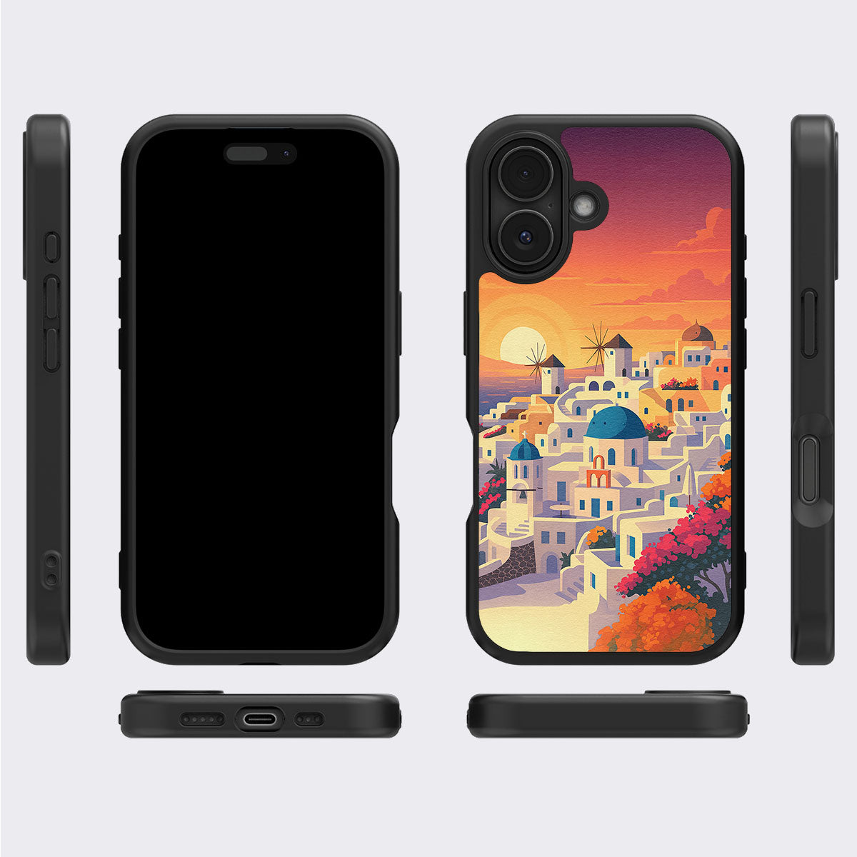 Santorini - iPhone 16 Case #case type_core (magsafe), #case type_core (non magsafe)