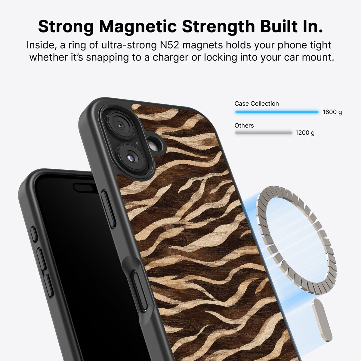 iPhone 16 MagSafe case – Savanna Silk design