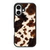 Cowhide Designer iPhone 16 Case – Swiss Cow | MagSafe