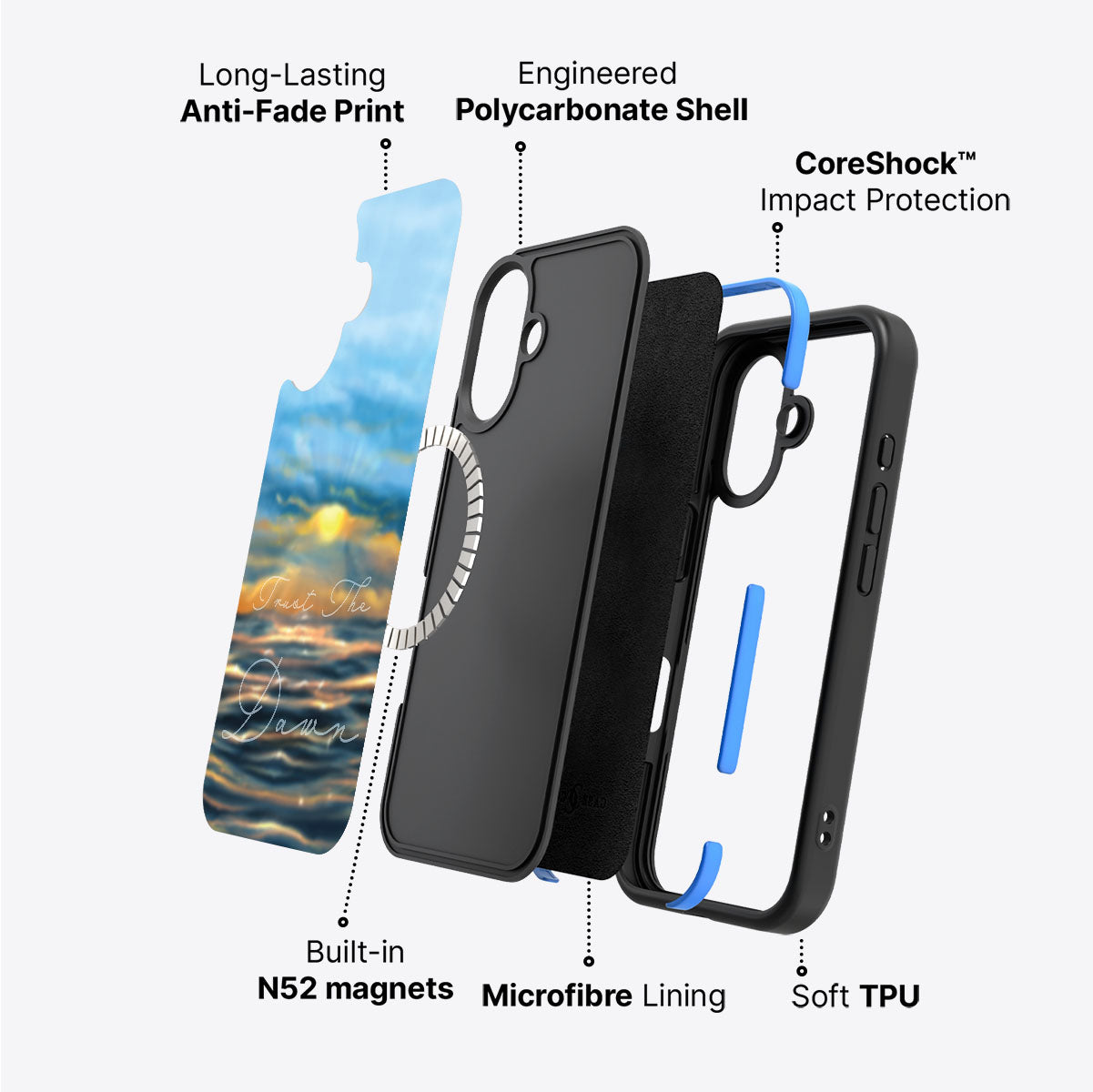 Trust the Dawn - iPhone 16 Case #case type_core (magsafe)