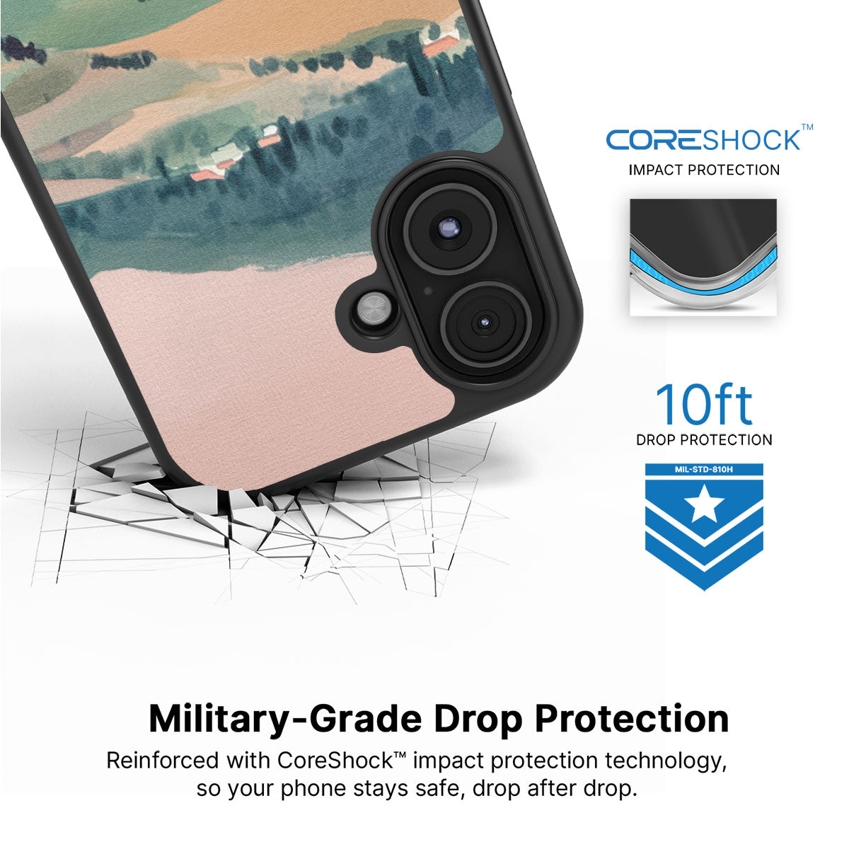 Tuscan Holiday - iPhone 16 Case #case type_core (magsafe), #case type_core (non magsafe)