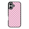 Pink Polka Dot iPhone 16 Case – Veloria | MagSafe