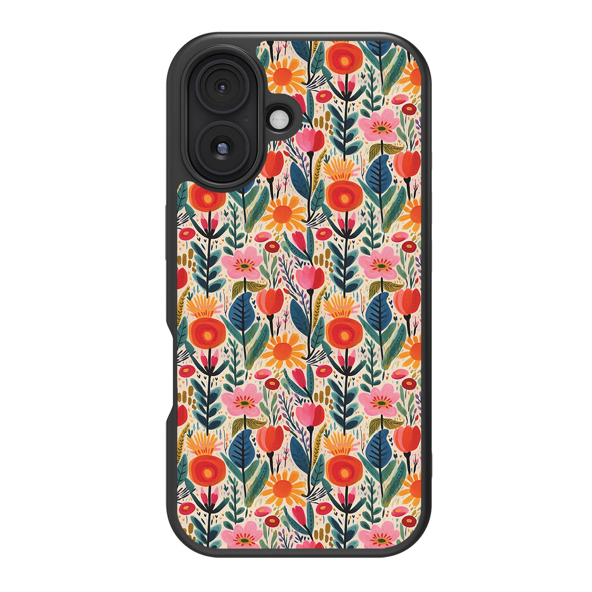 Wild Blossoms - iPhone 16 Case #case type_core (magsafe), #case type_core (non magsafe)