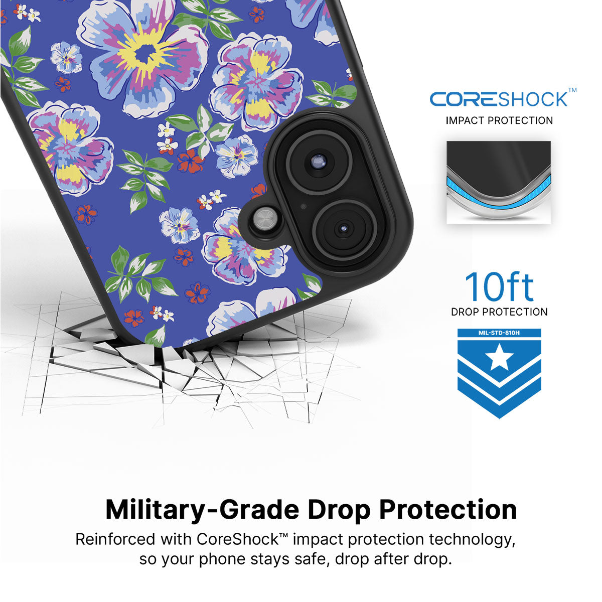 Wild Ditsy - iPhone 16 Case #case type_core (magsafe), #case type_core (non magsafe)