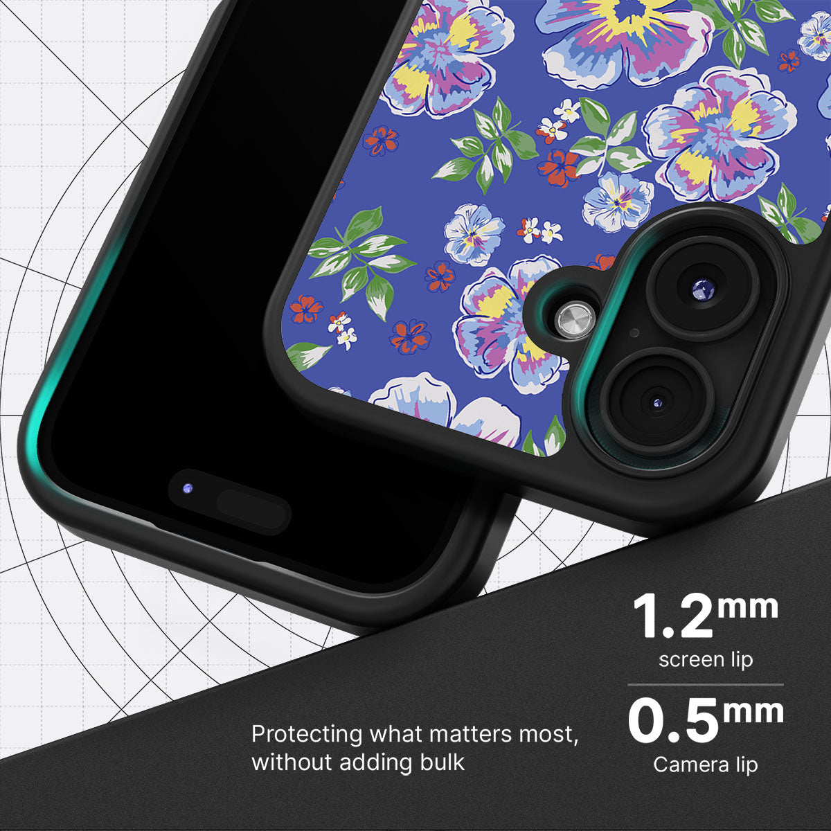 Wild Ditsy - iPhone 16 Case #case type_core (magsafe), #case type_core (non magsafe)