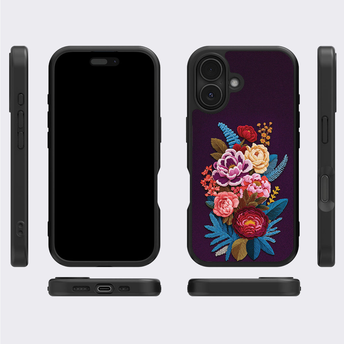 Floral Designer iPhone 16 Plus Case – Baroque Bloom | MagSafe