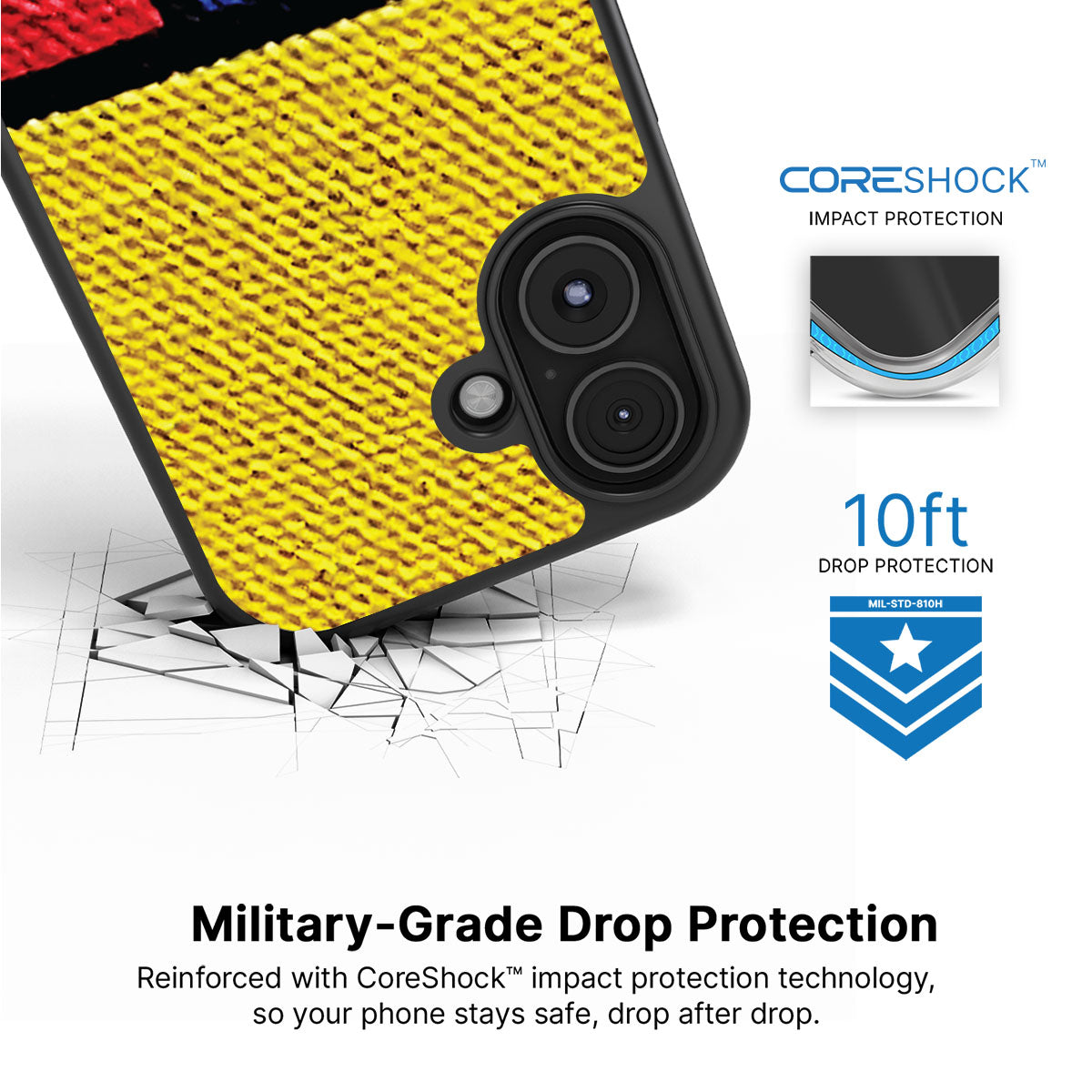 Bauhaus Blocks - iPhone 16 Plus Case #case type_core (magsafe), #case type_core (non magsafe)