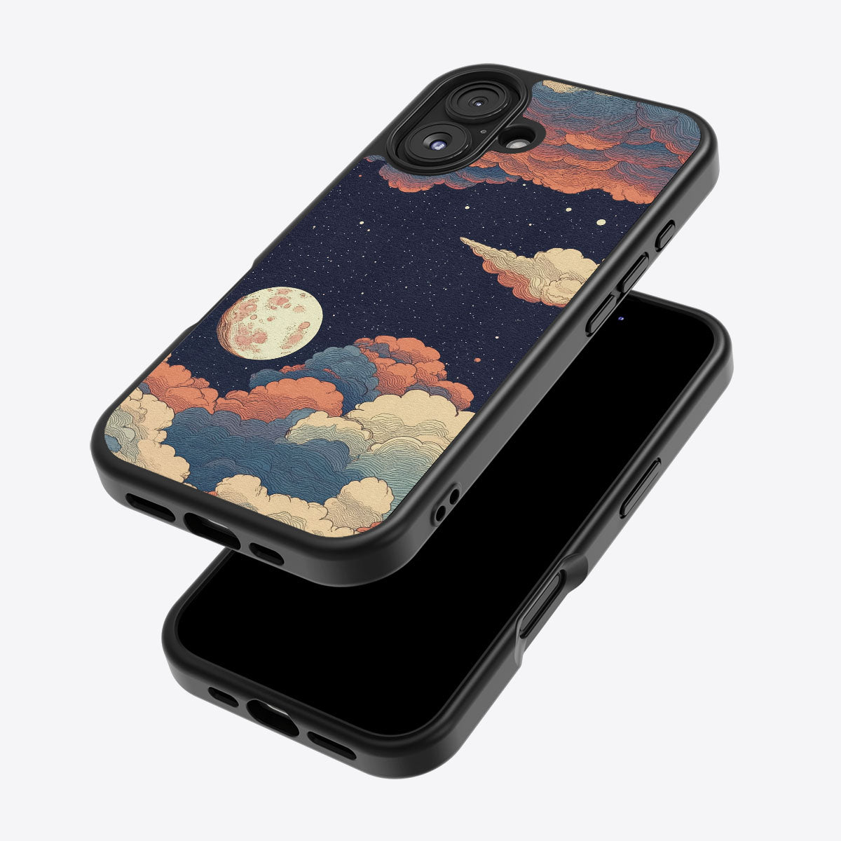 Blushed Moon - iPhone 16 Plus Case #case type_core (magsafe), #case type_core (non magsafe)