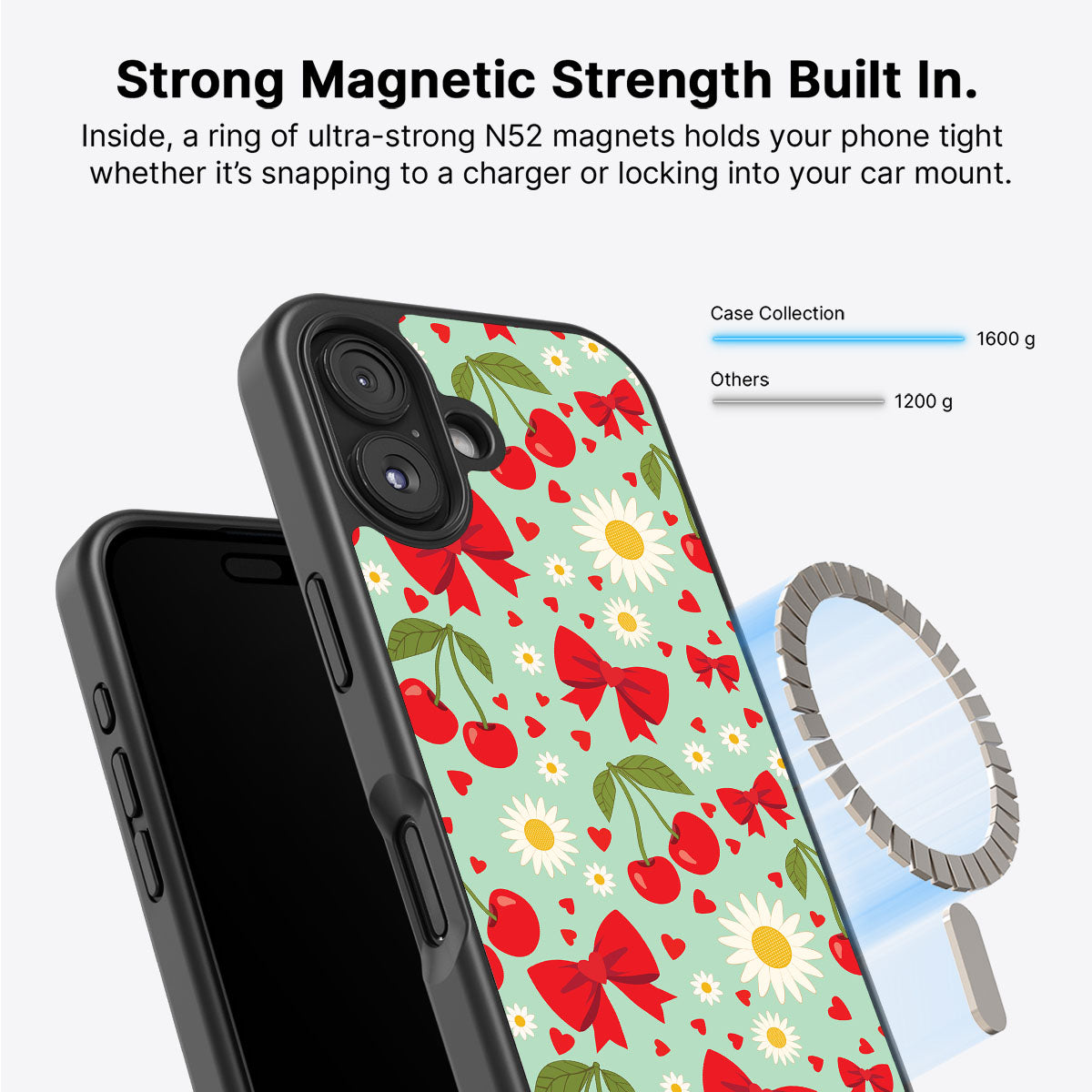 Blushing Bows - iPhone 16 Plus Case #case type_core (magsafe)