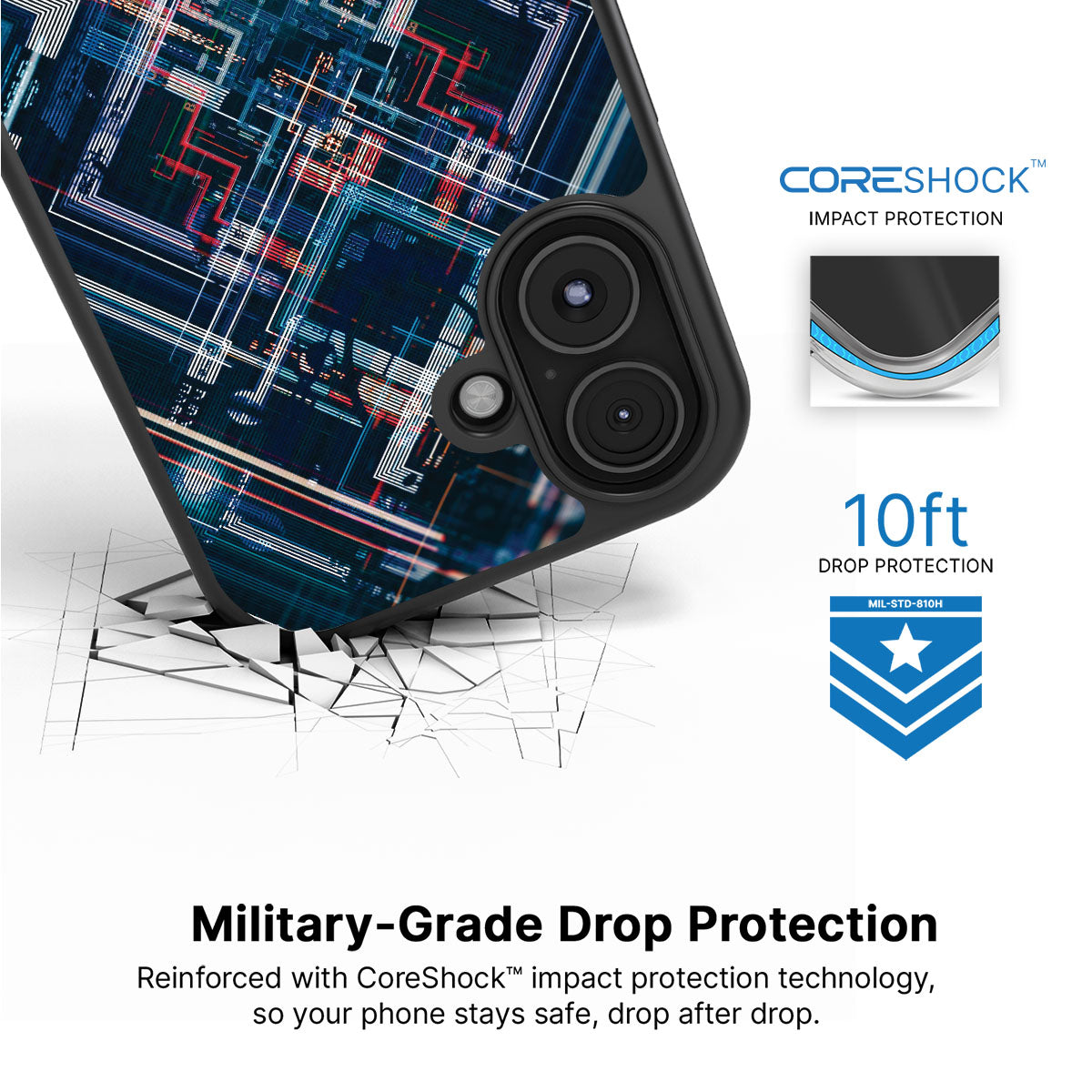 Electropolis - iPhone 16 Plus Case #case type_core (magsafe), #case type_core (non magsafe)