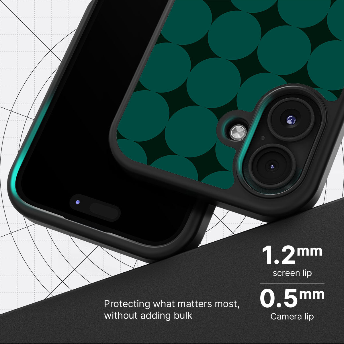 Emerald Bed - iPhone 16 Plus Case #case type_core (magsafe), #case type_core (non magsafe)