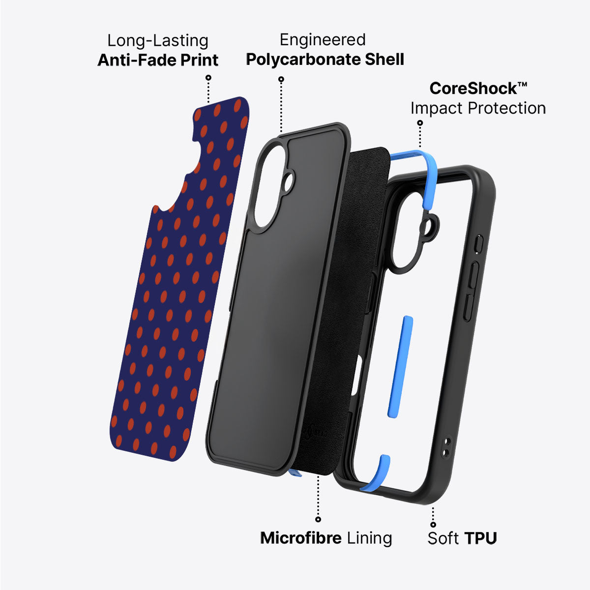 Fiery Instinct - iPhone 16 Plus Case #case type_core (non magsafe)