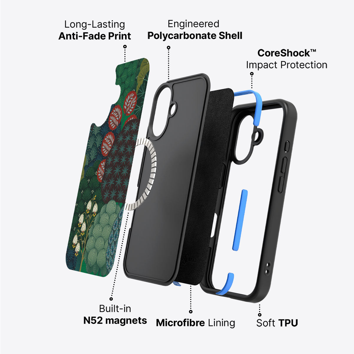 Flourishing Forests - iPhone 16 Plus Case #case type_core (magsafe)