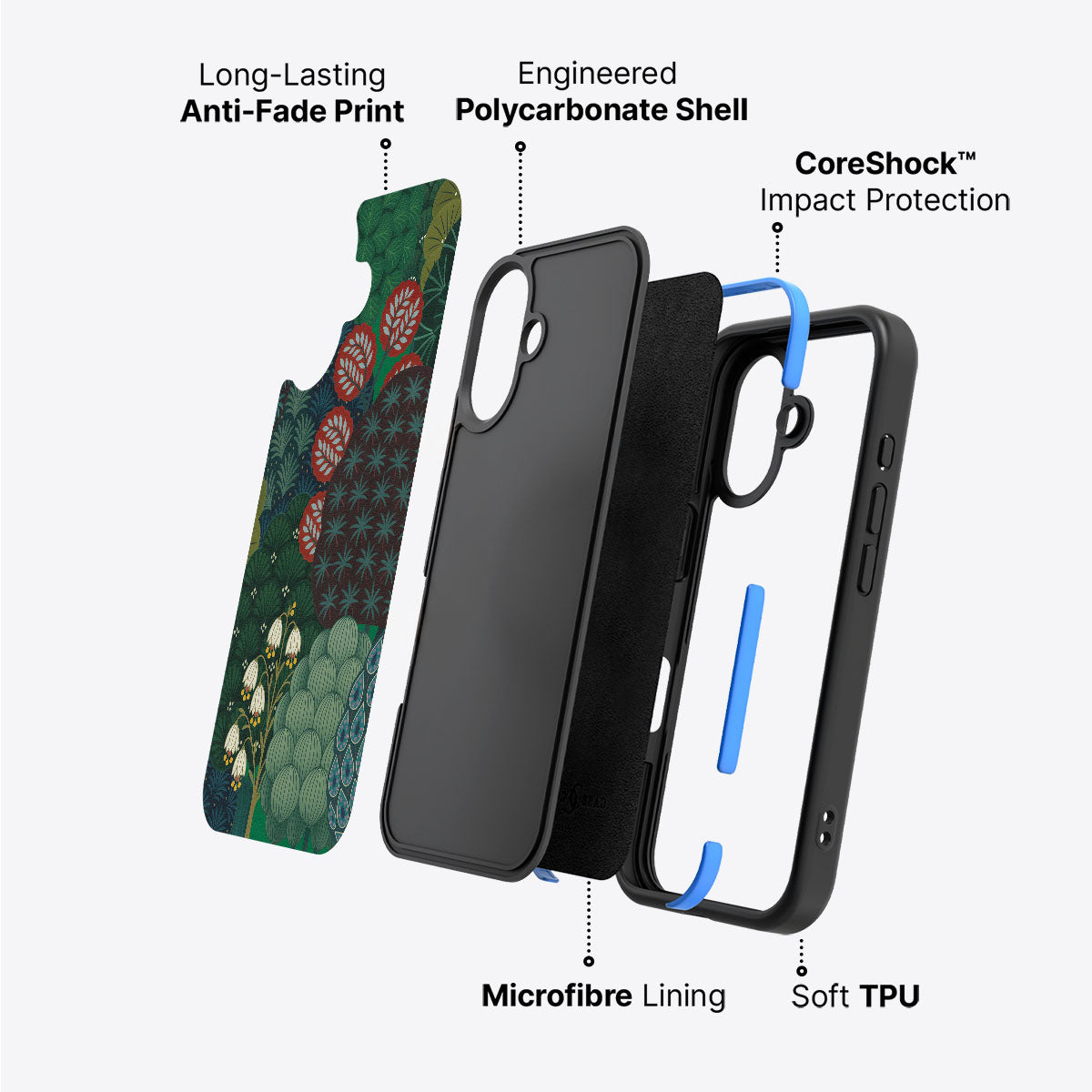 Flourishing Forests - iPhone 16 Plus Case #case type_core (non magsafe)