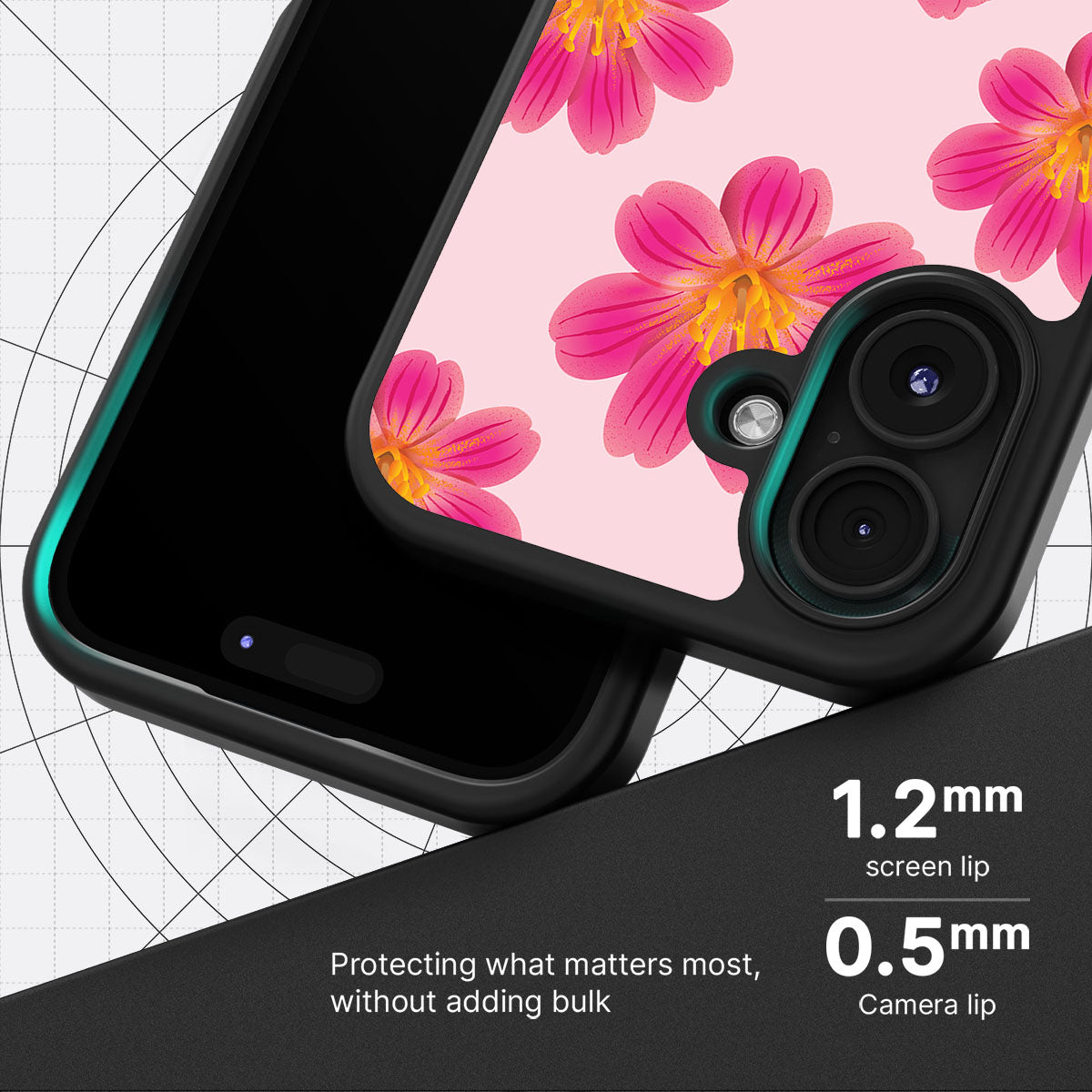 Lewisia Cotyledon - iPhone 16 Plus Case #case type_core (magsafe), #case type_core (non magsafe)