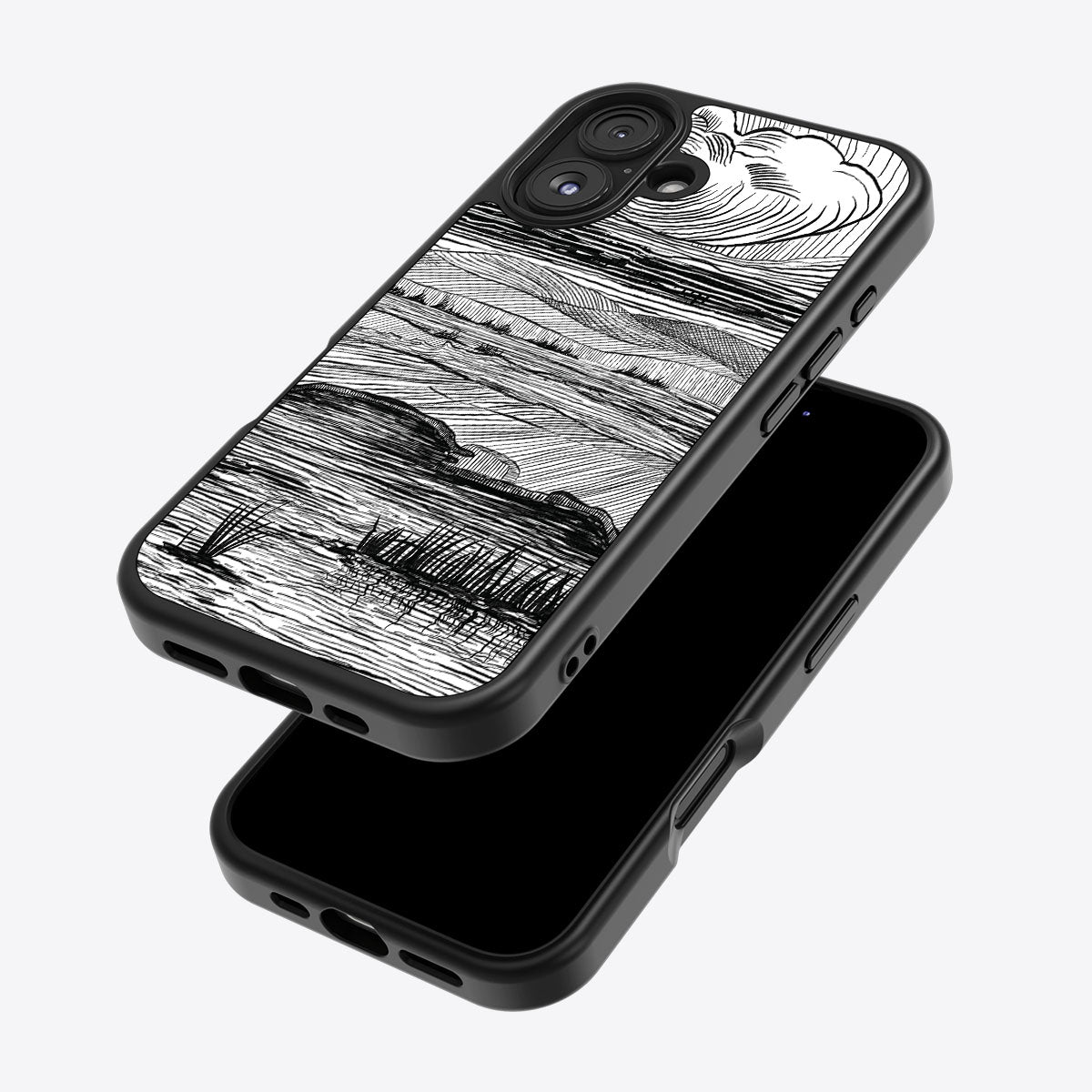 Linear Landscape - iPhone 16 Plus Case #case type_core (magsafe), #case type_core (non magsafe)